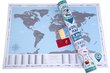 Dāvana ceļotājiem "WORLD FLAGS" цена и информация | Pasaules kartes | 220.lv