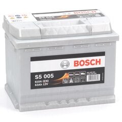 Аккумулятор Bosch 63Ah 610A S5005 цена и информация | Аккумуляторы | 220.lv