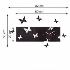 Настенные часы, Бабочки , горизонтальные цена и информация | Часы | 220.lv