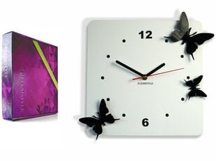 Настенные часы, 3D бабочки цена и информация | Часы | 220.lv