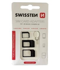 Swissten SIM Card adapteru komplekts + adata kaina ir informacija | Mobilo telefonu aksesuāri | 220.lv