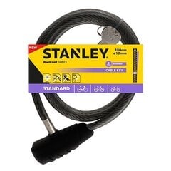 Velosipēda atslēgas slēdzene ar kabeli S741-157 STANLEY цена и информация | Замки для велосипеда | 220.lv