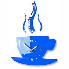 Часы настенные "Чашка кофе" цена и информация | Часы | 220.lv