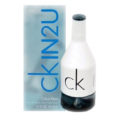 Tualetes ūdens Calvin Klein CK IN2U Him edt 50 ml cena un informācija | Vīriešu smaržas | 220.lv