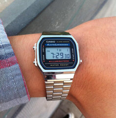 Мужские часы Casio A168WA-1YES цена и информация | Мужские часы | 220.lv