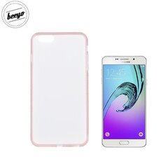 Beeyo Diamond frame super plāns silikona caurspīdīgs aizmugures maks-apvalks priekš Samsung A310F Galaxy A3 (2016) Rozā цена и информация | Чехлы для телефонов | 220.lv