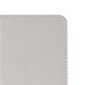 Sāniski atverams maciņš Mocco Smart Magnet Book priekš Samsung A720 Galaxy A7 (2017), sudraba cena un informācija | Telefonu vāciņi, maciņi | 220.lv
