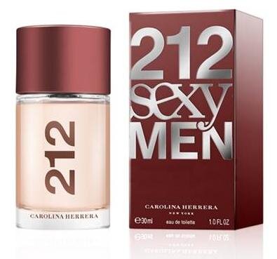 Tualetes ūdens Carolina Herrera 212 Men Sexy edt 30 ml цена и информация | Vīriešu smaržas | 220.lv