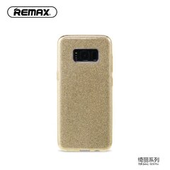 Remax Glitter super plāns aizmugures maks-apvalks priekš Samsung G955 Galaxy S8 Plus / S8+ Zeltains цена и информация | Чехлы для телефонов | 220.lv