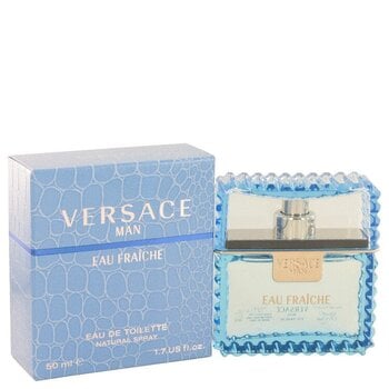 Versace Man Eau Fraiche EDT vīriešiem 50 ml cena un informācija | Vīriešu smaržas | 220.lv