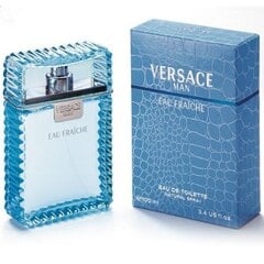 Туалетная вода Versace Man Eau Fraiche EDT для мужчин 100 мл цена и информация | Versace Духи, косметика | 220.lv