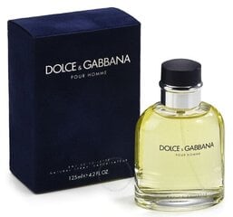 Dolce & Gabbana Pour Homme EDT vīriešiem 125 ml cena un informācija | Dolce&Gabbana Smaržas, kosmētika | 220.lv