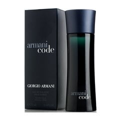 Giorgio Armani Black Code EDT vīriešiem 75 ml cena un informācija | Giorgio Armani Apģērbi, apavi, aksesuāri | 220.lv