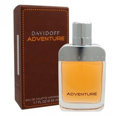 Tualetes ūdens Davidoff Adventure edt 50 ml cena un informācija | Vīriešu smaržas | 220.lv