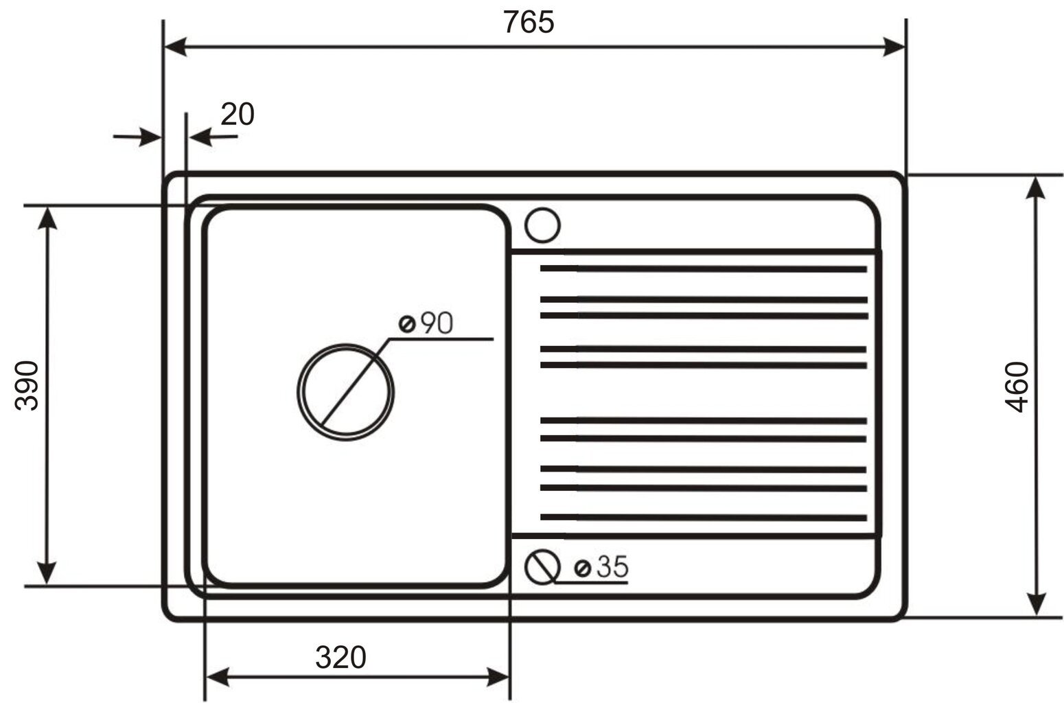 Virtuves izlietne Aquasanita Notus SQ101AW цена и информация | Virtuves izlietnes | 220.lv