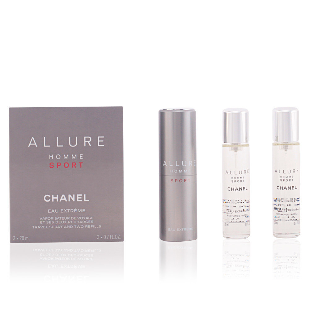 Комплект Chanel Allure Sport Eau Extreme edp, 3 x 20 мл цена | 220.lv