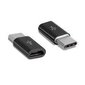 Forever Universāls Adapteris Micro USB uz Type-C USB Savienojums Melns cena un informācija | Adapteri un USB centrmezgli | 220.lv