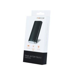 Forever TB-013 Power Bank 13000mAh Universāla Ārējas uzlādes baterija 5V 2A + 2A + Micro USB Kabelis Melns цена и информация | Зарядные устройства Power bank | 220.lv