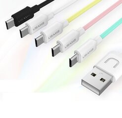 Прочный TPE универсальный Micro USB на USB 1 м Usams US-SJ098, кабель данных и быстрого 2A заряда, желтый цена и информация | Кабели для телефонов | 220.lv