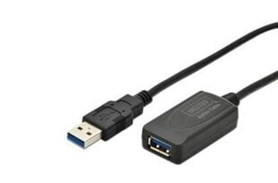Digitus USB 3.0 удлинитель кабеля 5 м цена и информация | Кабели и провода | 220.lv