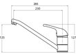 Jaucējkrāns Aquasanita Tap 2561 301 цена и информация | Ūdens maisītāji virtuvei | 220.lv