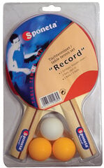 Galda tenisa komplekts Sponeta Record cena un informācija | Galda tenisa raketes, somas un komplekti | 220.lv