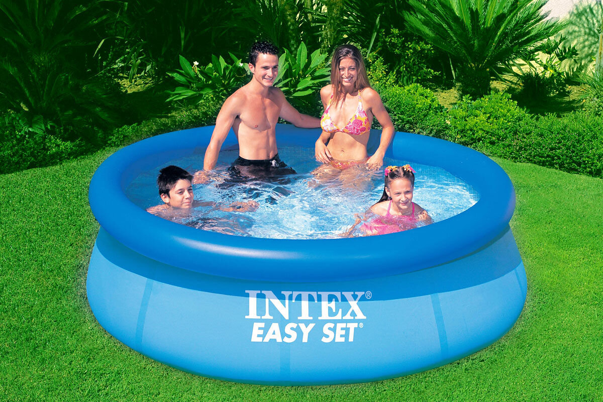 Baseins Intex Easy Set 244x76 cm, bez filtra cena un informācija | Baseini | 220.lv