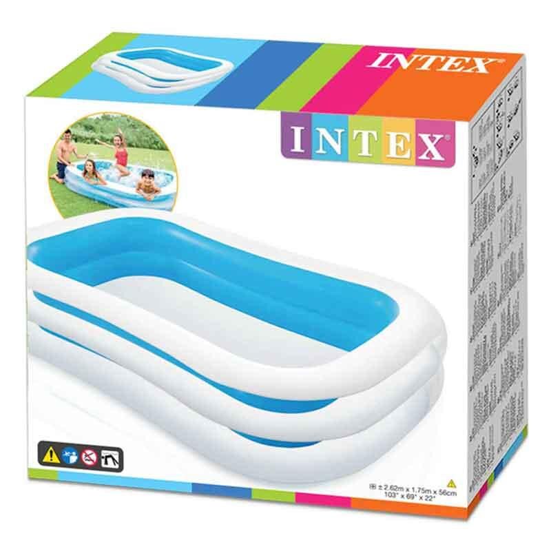 Piepūšams baseins Intex Swim Center Family, 262x175x56 cm cena un informācija | Baseini | 220.lv