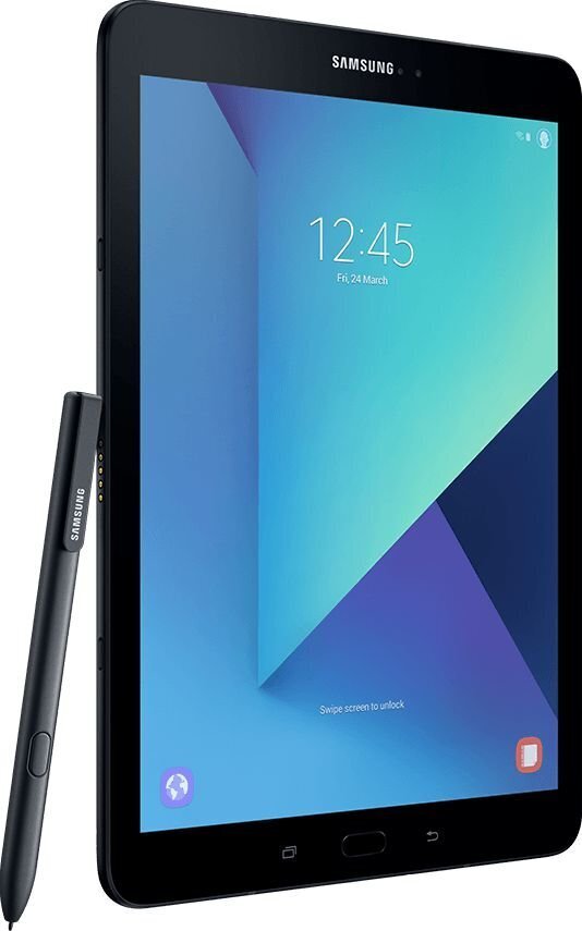 Samsung Galaxy Tab S3 T820 (2017) 9.7", Wifi, Melns cena un informācija | Planšetdatori | 220.lv