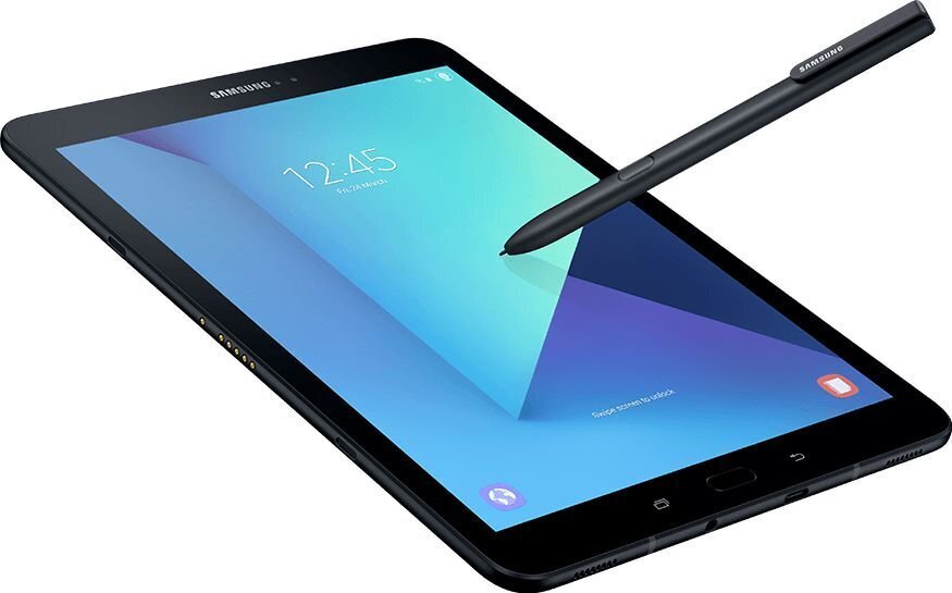 Samsung Galaxy Tab S3 T820 (2017) 9.7", Wifi, Melns цена и информация | Planšetdatori | 220.lv