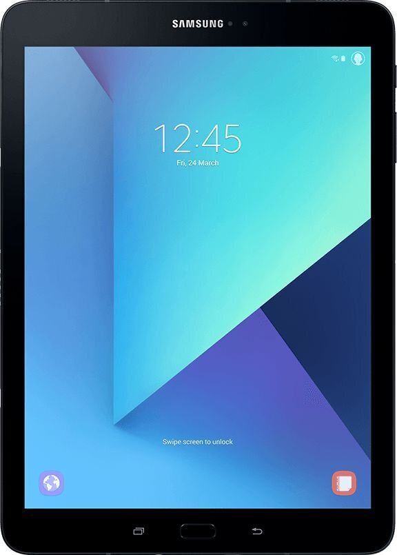 Samsung Galaxy Tab S3 T820 (2017) 9.7", Wifi, Melns cena un informācija | Planšetdatori | 220.lv