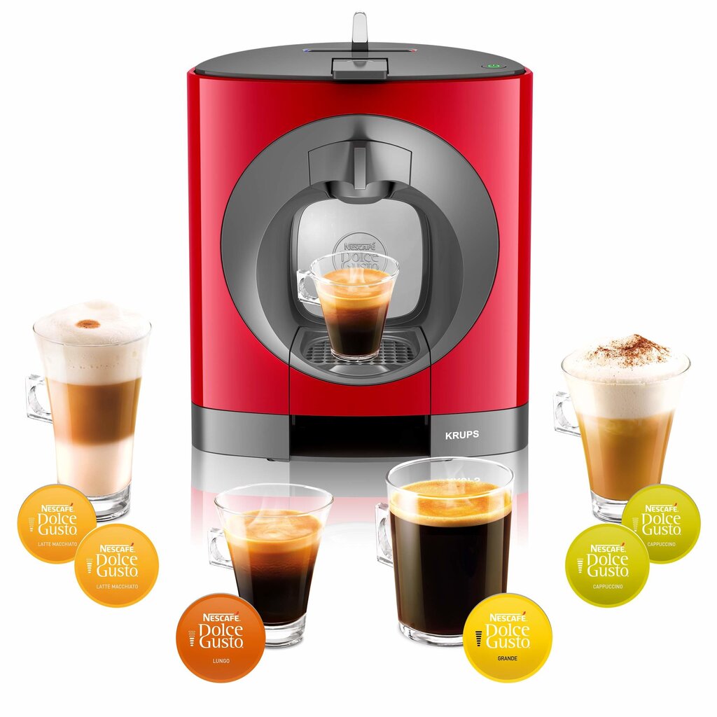 Kafijas aparāts Krups Nescafe Dolce Gusto Oblo KP1105 cena un informācija | Kafijas automāti | 220.lv