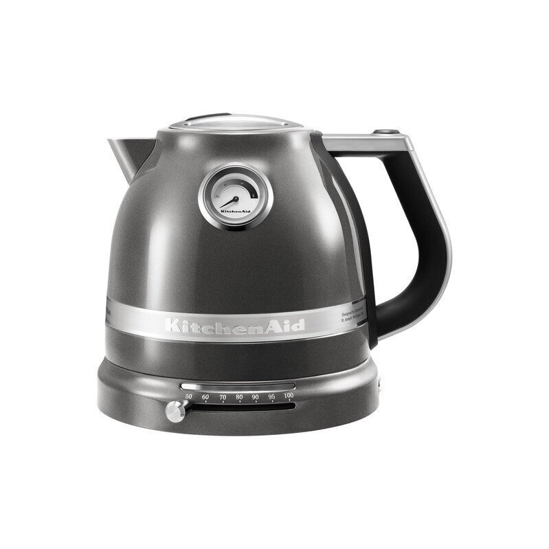 KitchenAid Artisan 1,5 L tējkanna 5KEK1522EMS (medallion silver) cena un informācija | Elektriskās tējkannas | 220.lv