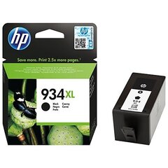 Струйный картридж HP 934XL, черный цена и информация | Картриджи для струйных принтеров | 220.lv