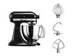 KitchenAid 5KSM125EOB цена и информация | Virtuves kombaini | 220.lv