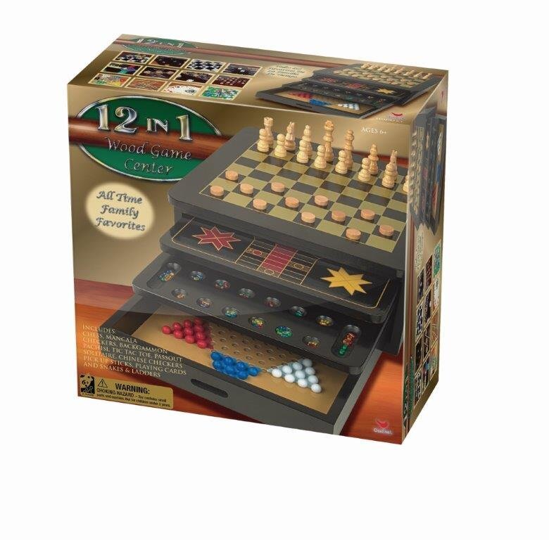 Spēļu komplekts Cardinal Games Wood Game Center, 6033155, 6 g.+ цена и информация | Galda spēles | 220.lv