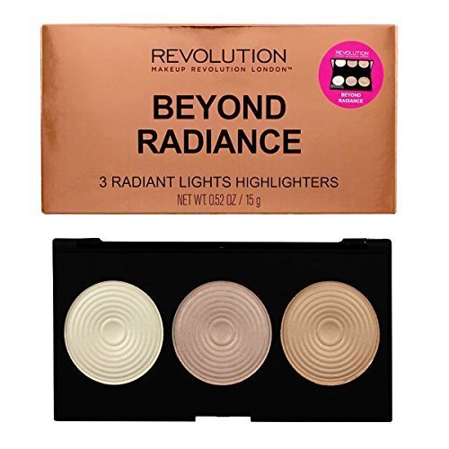 Grima palete Makeup Revolution London Beyond Radiance 15 g cena un informācija | Bronzeri, vaigu sārtumi | 220.lv