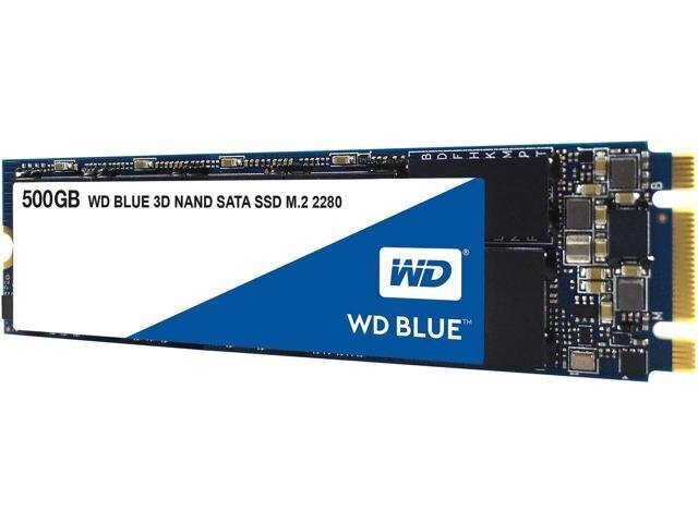 Western Digital 500GB SATA3 (WDS500G2B0B) цена и информация | Iekšējie cietie diski (HDD, SSD, Hybrid) | 220.lv