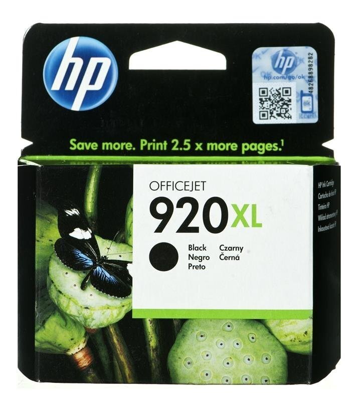 HP 920XL Melns tintes kārtridžs cena un informācija | Tintes kārtridži | 220.lv