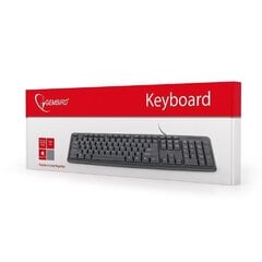 Gembird KB-U-103-RU Standard, Wired, Keyboard layout EN цена и информация | Клавиатуры | 220.lv