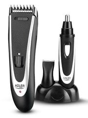 Маштнка для стрижки волос Adler AD 2822 + триммер, 18 цена и информация | Машинки для стрижки волос | 220.lv