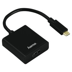 Adap. Hama USB C plug > HDMI socket cena un informācija | Adapteri un USB centrmezgli | 220.lv