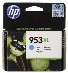HP nr 953XL Cyan F6U16AE cena un informācija | Tintes kārtridži | 220.lv