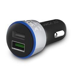 Savio SA-06 черное 2xUSB автомобильное зарядное устройство для телефона цена и информация | Зарядные устройства для телефонов | 220.lv