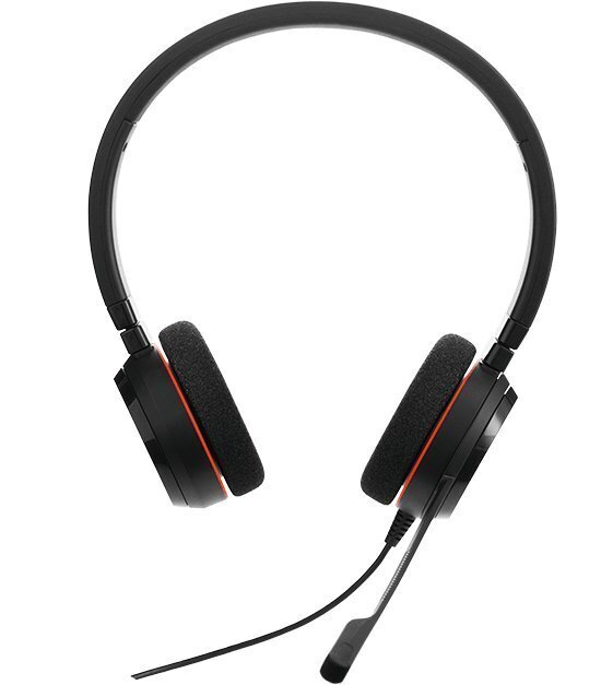 Jabra Evolve 20 Stereo UC Black cena un informācija | Austiņas | 220.lv