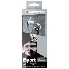 Наушники Monster iSport Achieve, чёрные, 137092-00 цена и информация | Наушники | 220.lv