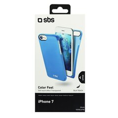 SBS Color Feel Cover, blue color for iPhone 7 cena un informācija | Telefonu vāciņi, maciņi | 220.lv