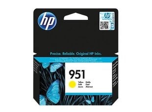 HP 951 Ink Dzeltens tintes kārtridžs cena un informācija | Tintes kārtridži | 220.lv