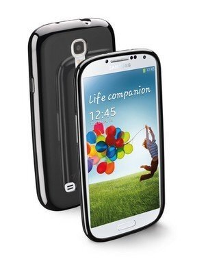 Cellular Line maciņš Schocking piemērots Samsung Galaxy S4, melns + aizsargplēve (CSHCKGRIPGALAXYS4BK) cena un informācija | Telefonu vāciņi, maciņi | 220.lv