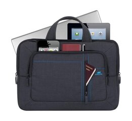 Сумка Rivacase 7520 для ноутбука до 13.3", черная цена и информация | Рюкзаки, сумки, чехлы для компьютеров | 220.lv
